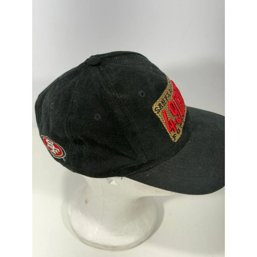 Vintage‎ San Francisco 49ers Eastport Snapback Hat Black Team NFL Football Cap
